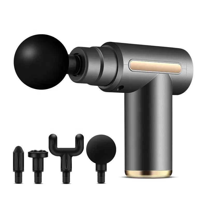 Deep Tissue Muscle Massager with 4 Replaceable Heads