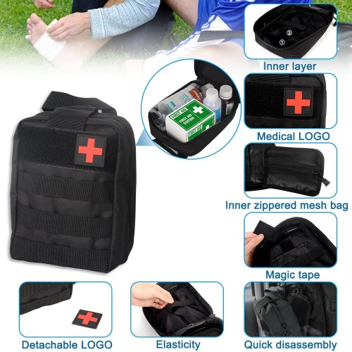 2 Set-Storage Bag, Back Seat Organizer With 3 Detachable Pouches