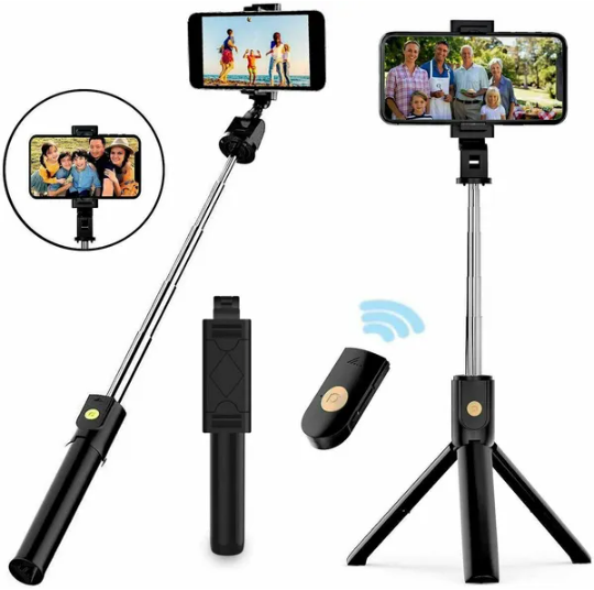 Selfie Stick Tripod Remote Desktop Stand Cell Phone Holder