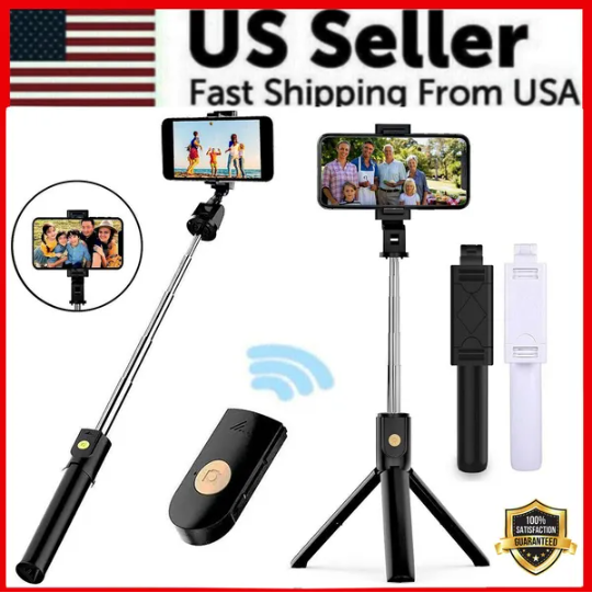 Selfie Stick Tripod Remote Desktop Stand Cell Phone Holder