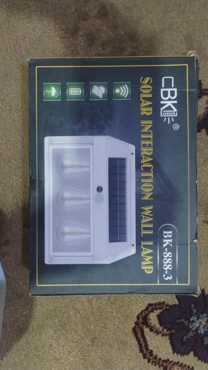 Solar Interaction Wall Lamp Outdoor Motion Sensor