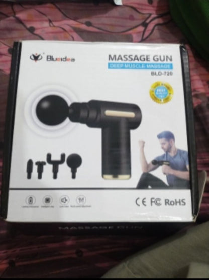 Deep Tissue Muscle Massager with 4 Replaceable Heads