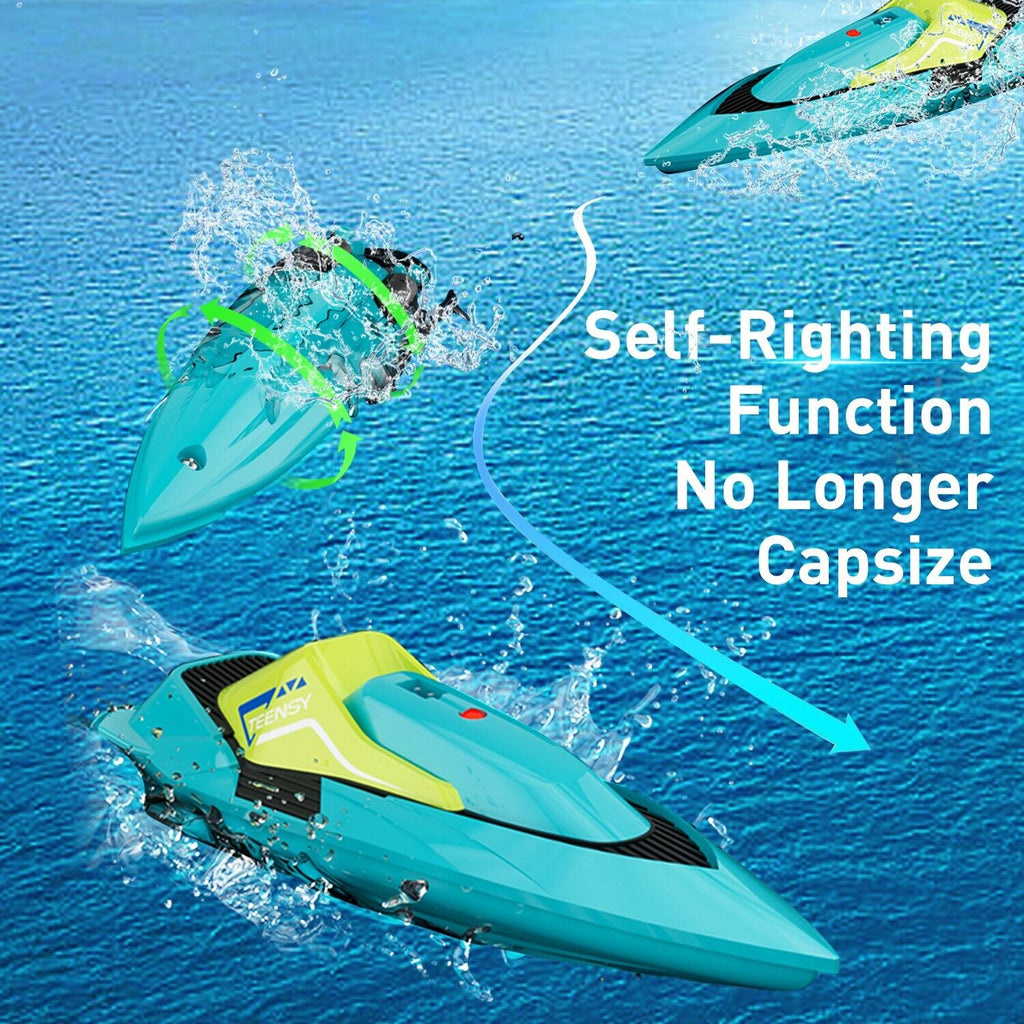 S5 Fast RC Boat For Pools And Lakes 2.4 GHz 20- MPH Racing Boats For Kids US