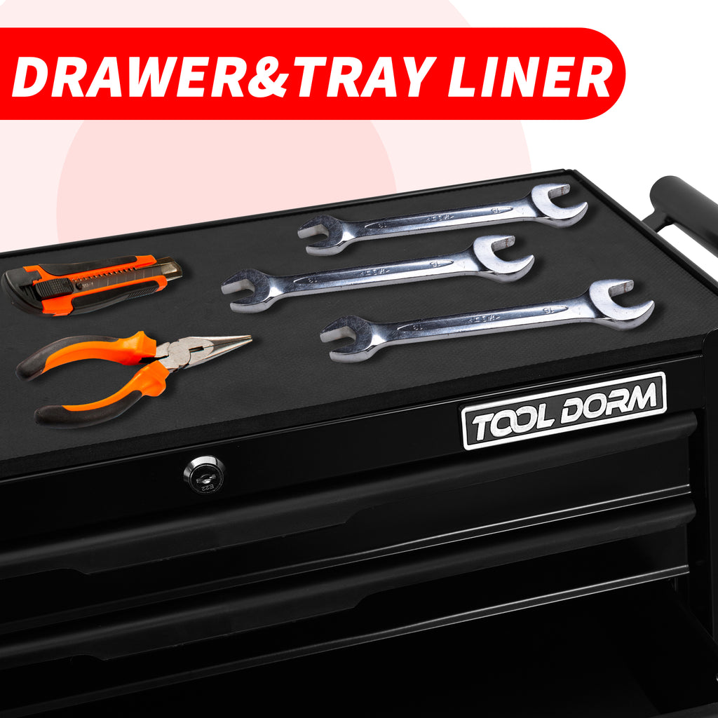 Tool Cabinet Tool Cart 24.2inch With Drawers And Wheels