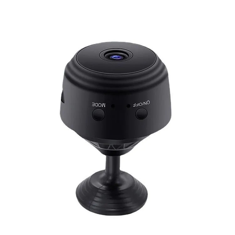 Wireless Mini Security Camera Black One Touch