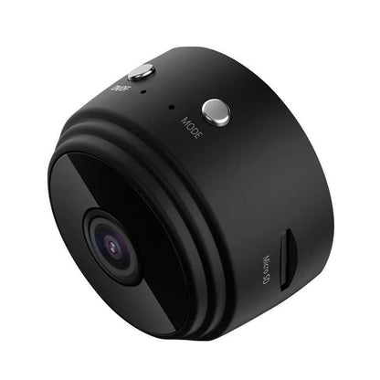 Wireless Mini Security Camera Black One Touch