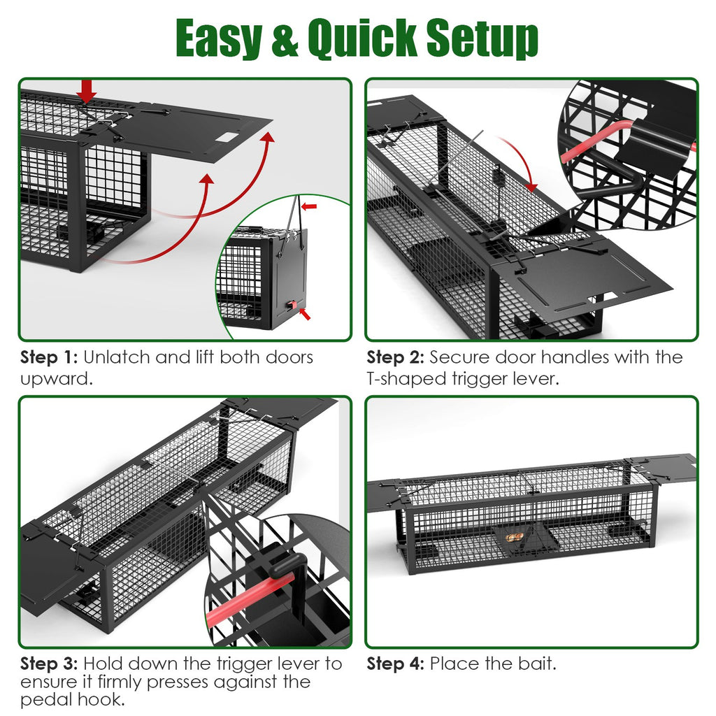 Live Rat Trap Galvanized Iron Trap Cage