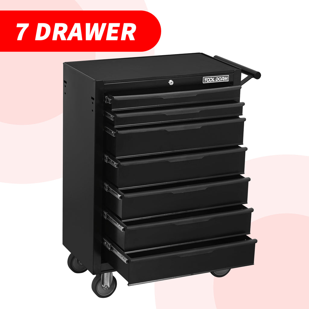 Tool Cabinet Tool Cart 24.2inch With Drawers And Wheels